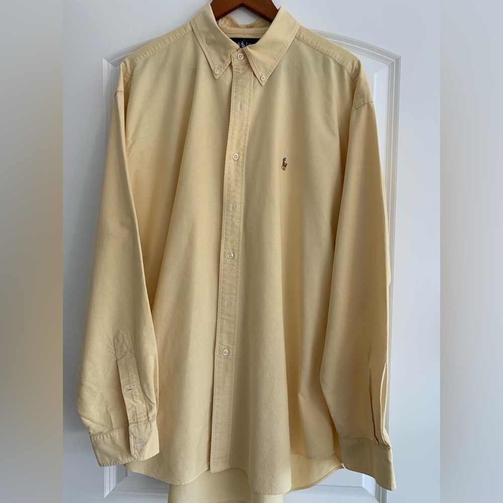 Polo Ralph Lauren “Blake” Yellow Button Down Oxford FLAWLESS - XL